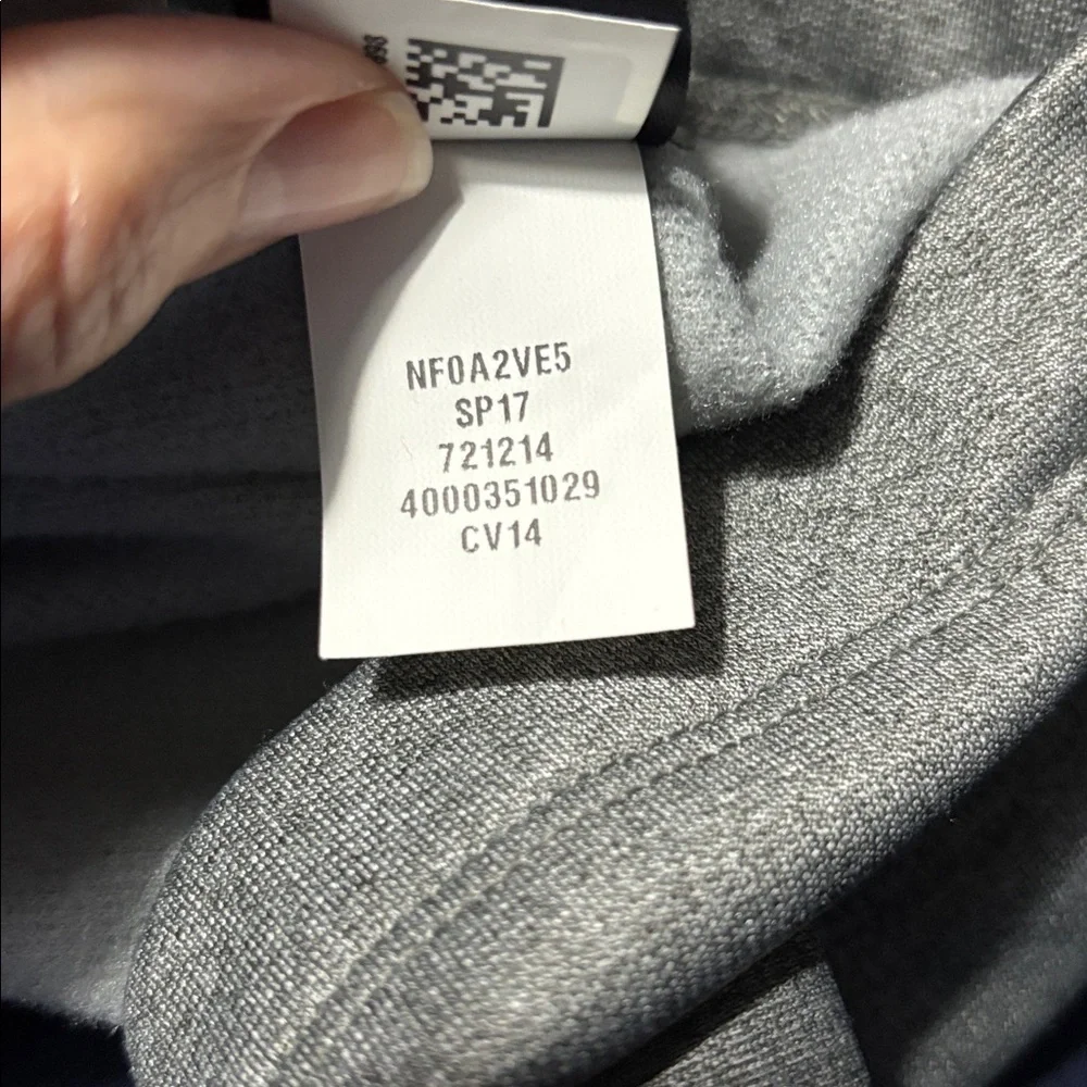 The North Face Canyonlands 1/2 Zip Fleece Pullover Gray XXL Black Logo Pocket